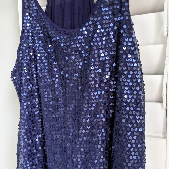 🌺 Joe Fresh Racer back Sequin Tanktop - Picture 2 of 4